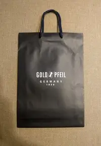 在飛比找Yahoo!奇摩拍賣優惠-德國名牌 金箭 Gold Pfeil 手提袋 紙袋