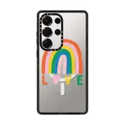Galaxy S25 Ultra Impact Magnetic Case LOVE IS LOVE