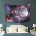 Universe Black Holes Tapestry Galaxy Wall Tapestry Milky Way Psychedelic Wormhol