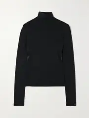 [RAG & BONE] RAG & BONE - Luca Stretch-modal Turtleneck Top - Black - x small x small Black