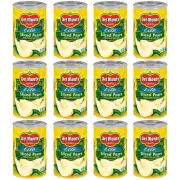 Del Monte Lite Sliced Bartlett Pears Extra Light Syrup 15 oz Pack of 12 Cans