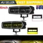 6Inch LED Work Light Bar Flood Spot Driving Lights Reverse Fog Offroad 4WD 4X4