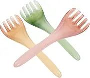 Healeved 3pcs Handheld Resin Scalp Massage Tool Lightweight Wide Teeth Comb for Relaxation for Family and Travel Use present for Friends and Elders