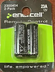 Enercell 23A 12V Lighter/ Remote Battery 2300404 (2-Pack), Old New Stock