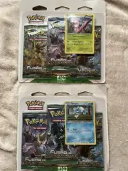 2x Triple Pack Pokemon Fates Collide Vivillon & Froakie Portuguese TCG