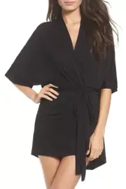 NEW NATORI $130 BLACK FEATHERS ESSENTIALS LACE TRIM TOPPER SZ M MEDIUM
