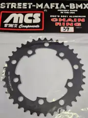MCS CHAINRING BMX BIKE SPROCKET 39t BLACK usa! GT Haro SE Racing Redline JMC new
