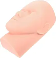 EXQUIMEUBLE Practice Lash Extension on Mannequin Head Cosmetology Training Head for Eyelash Experts