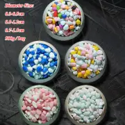 500g Colorful Garden Stone Pebbles Gravel Chippings Rocks Fish Tank Flowerpot