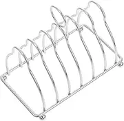 Vaguelly Stainless Steel Toast Rack for Slices Bread Storage Holder for Slicing Display Easy to Clean Bread Baking Rack Practical Kitchen Tool for Toast