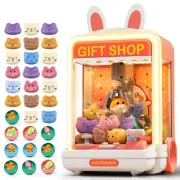 AIQI Kids Claw Machine Mini Candy Vending Machine Prize Dispenser Toys for Girls