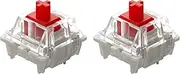 Gateron G Red Pro Switches,3-Pin Pre Lubed RGB SMD Linear Switches for MX Gaming Mechanical Keyboard (72PCS,Red)