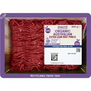 Macro Organic Extra Lean Beef Mince 500g