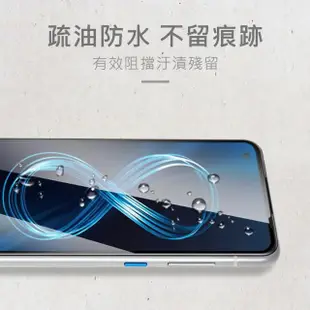 ASUS Zenfone 8 ZS590KS 5.9吋 滿版全膠9H鋼化膜手機保護貼(3入 Zenfone8保護貼 Zenfone8鋼化膜)