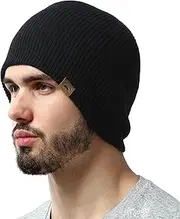 [Tough Headwear] Winter Beanie Knit Hats for Men & Women - Warm, Stretchy & Soft Daily Ribbed Toboggan Cap - Year Round Comfort - Serious Beanies for Serious Style