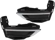 Foglights For Nissan For X Trail For Rogue 2017 2018 2019 2020 DRL Daytime Running Lights Fog Lamp Cover Daylight Turn Signal Fog Lights Assembly