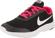 [Nike] Kids Flex Experience Rn 7 (GS) Black/White/Racer Pink Running Shoe 4 Kids US