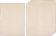 5 Pieces Wood Sheets Supplies DIY Wooden Plate for Ship Airplane Make Models 300mmx200mmx1mm
