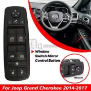 Power Master Windows Switch Mirror Control Button For Jeep Grand Cherokee 14-17