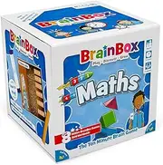 Brainbox Maths (2022) | Card Game | Ages 8+ | 1+ Players | 10+ Minutes Playing Time, Multicolor (GREG124418)