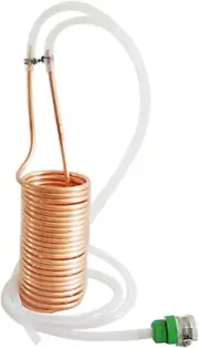 26 Ft Copper Immersion Wort Chiller Coil Homebrew for Beer Brewing with Vinyl Tu