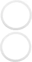 ABOOFAN Ice Out Valve Seals 2pcs Flat Gasket Kit Rubber Sealing Rings for Ice Machine Repair Maintenance
