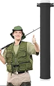 Fishing Rod Handle Wrap, Fishing Pole Wrap, Anti-Slip Cover Tube Sweat Absorbing Tape Enhanced Comfort and Protection for Anglers Outdoor