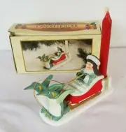 Nobel Ball Artic Princess Candle Holder w/ Candle New in Box