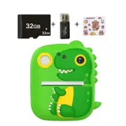 Instant Printing Camera with 2.4 Hd Screen and 32gb Tf Card