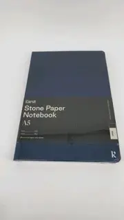 Karst Stone Paper Notebook Hard Cover Navy A5 144 Pages Blank - US Seller