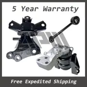 K4174 For 2017-23 Mitsubishi Mirage G4 1.2L AUTO CVT Engine & Trans Mount Kit 3X (for: Mitsubishi)