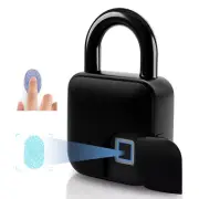 Smart Fingerprint Padlock Waterproof Safety Dormitory Door Electronic Lock