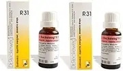 Dr.Reckeweg Homeopathy R31 Increases Appetite and Blood supply pack of 2 (2 * 22 ml)