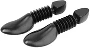 [Generic] 10x Women Spring Shoe Tensioner Former Automatic Support Black