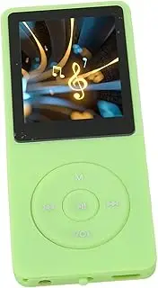Music Player, MP3 MP4 Player 30 Hours Playback Support Recording Electronic Book for Travel (Green)