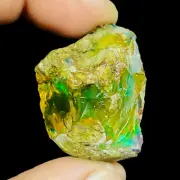 79.50 Cts Natural Ethiopian Opal Rough 35x27mm Huge Untreated Loose Gemstone
