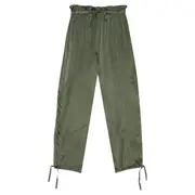 [GANNI] Washed Satin Elasticated Waist Pants
