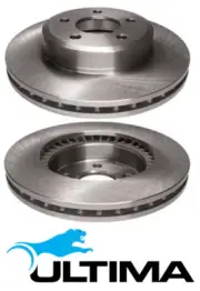 FRONT VENTED DISC BRAKE ROTORS FOR HOLDEN COMMODORE VT VU ECOTEC L36 L67 3.8L V6