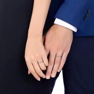 【PROMESSA】PT950鉑金 如一系列 結婚戒指 / 對戒款(男戒)