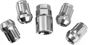 4Pcs Theft Locking Nuts for Cars Wheel Lock Lug Nuts with Sleeve Durable Easy to Install Secure Your Wheels with Confidence