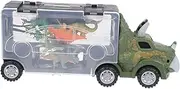 CHICAMPERA 1set Dinosaur-Shaped Transport Truck Toy for Boys and Girls Movable Cartoon Animals Display Carrier for Toddlers Playtime and Imaginative Adventures Dino Style Random Style