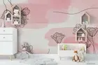 3D Watercolor Floral Wallpaper Wall Mural Removable Self-adhesive 222