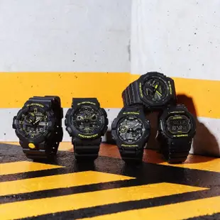 【CASIO 卡西歐】G-SHOCK酷炫黑黃色彩雙顯錶(GA-700CY-1A)