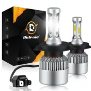 COB H4 LED Headlight Kit Light Bulbs High Low Beam 6000K HB2 9003 combo pair (for: Smart)