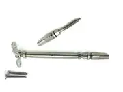 T316 SS Cable rail Swageless Deck toggle tensioner & swageless lag screw 3/16"