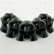 LEGO® Castle Black Knight Helmet w/ Cheek Protection Minifigure Part 48493 x 5