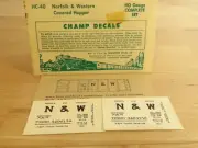 Champ Decals HO HC-40 Norfolk & Western Covered Hopper