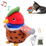 Cat Toys, Flapping Wings No Flying, Chirping Bird Interactive Cute Pheasant