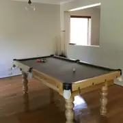 aristocrat pool table t4 all hardwood slate
