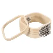 6 Pieces 4.7" x 4.7" Adjustable Square Embroidery Hoops